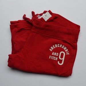 Abercrombie & Fitch Red Lounge Pants